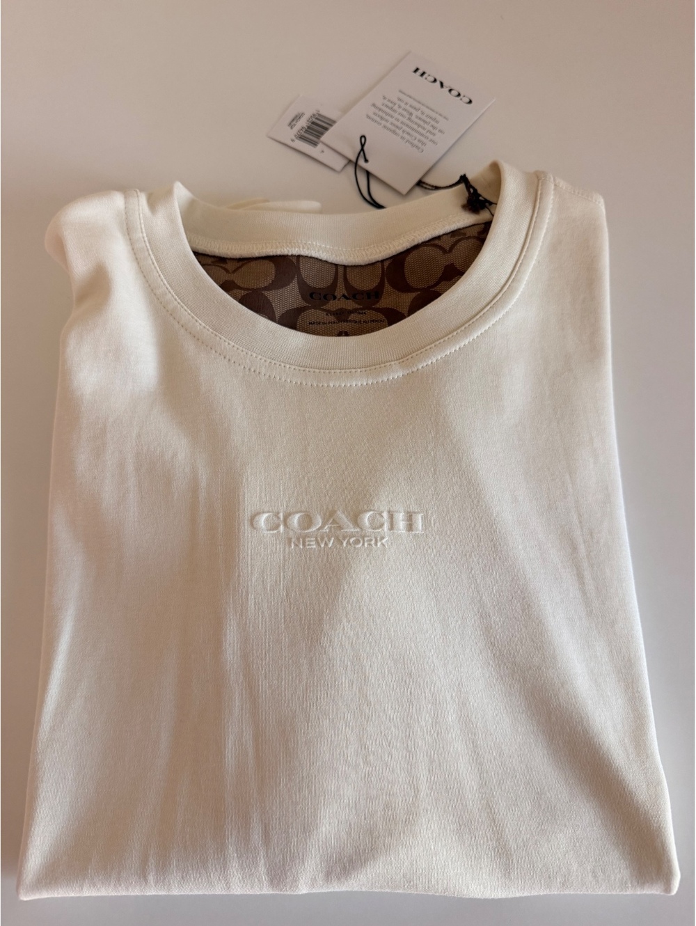 Coach Signature Logo T-Shirt – Men’s XL – NWT